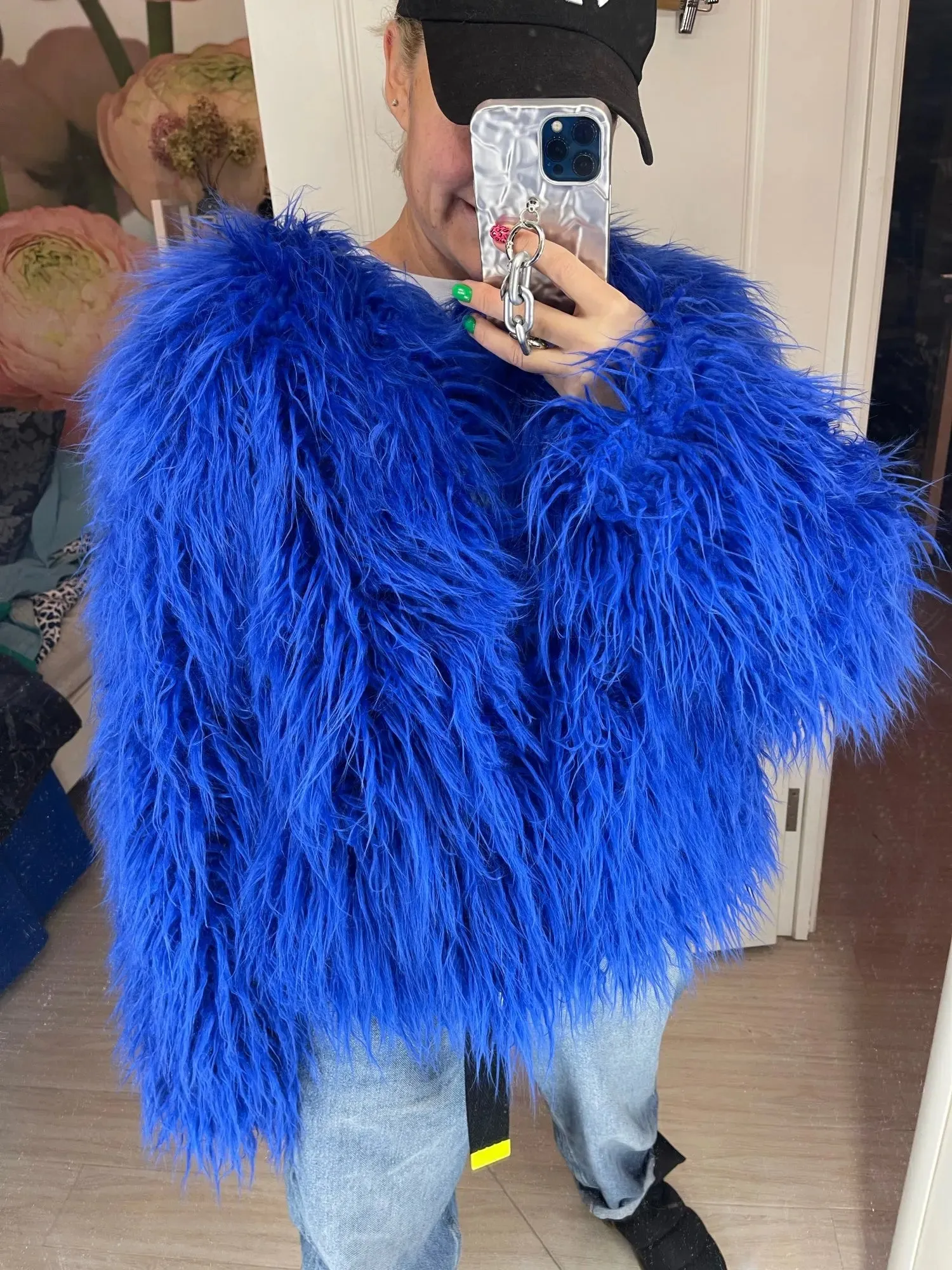 Shaggy Faux Fur Jacket Coat