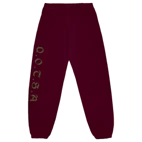 Shield Sweatpants (Maroon)