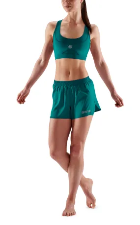 SKINS Women's Activewear X-Fit Shorts 3-Series - Lt Teal