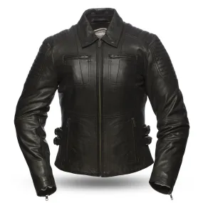 Speedy - Women's Leather Motorcycle Jacket