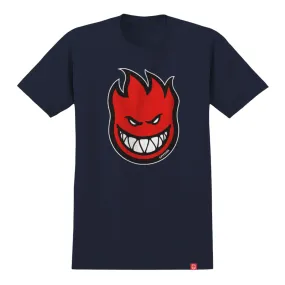 Spitfire Bighead Fill T Shirt Navy/Red