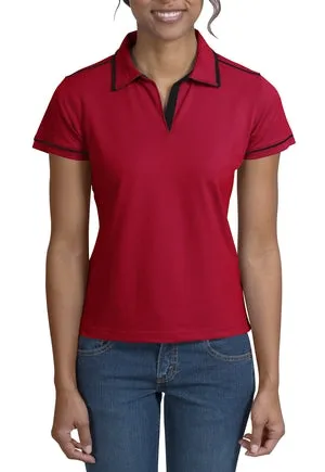 Sport-Tek - Ladies Pima-Tek Sport Shirt with Contrast Piping.  L301