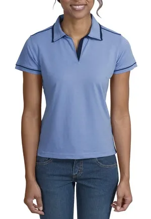 Sport-Tek - Ladies Pima-Tek Sport Shirt with Contrast Piping.  L301