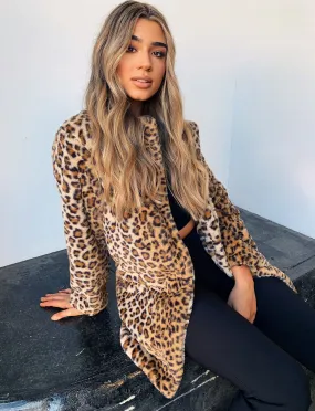 Stefani Coat - Leopard