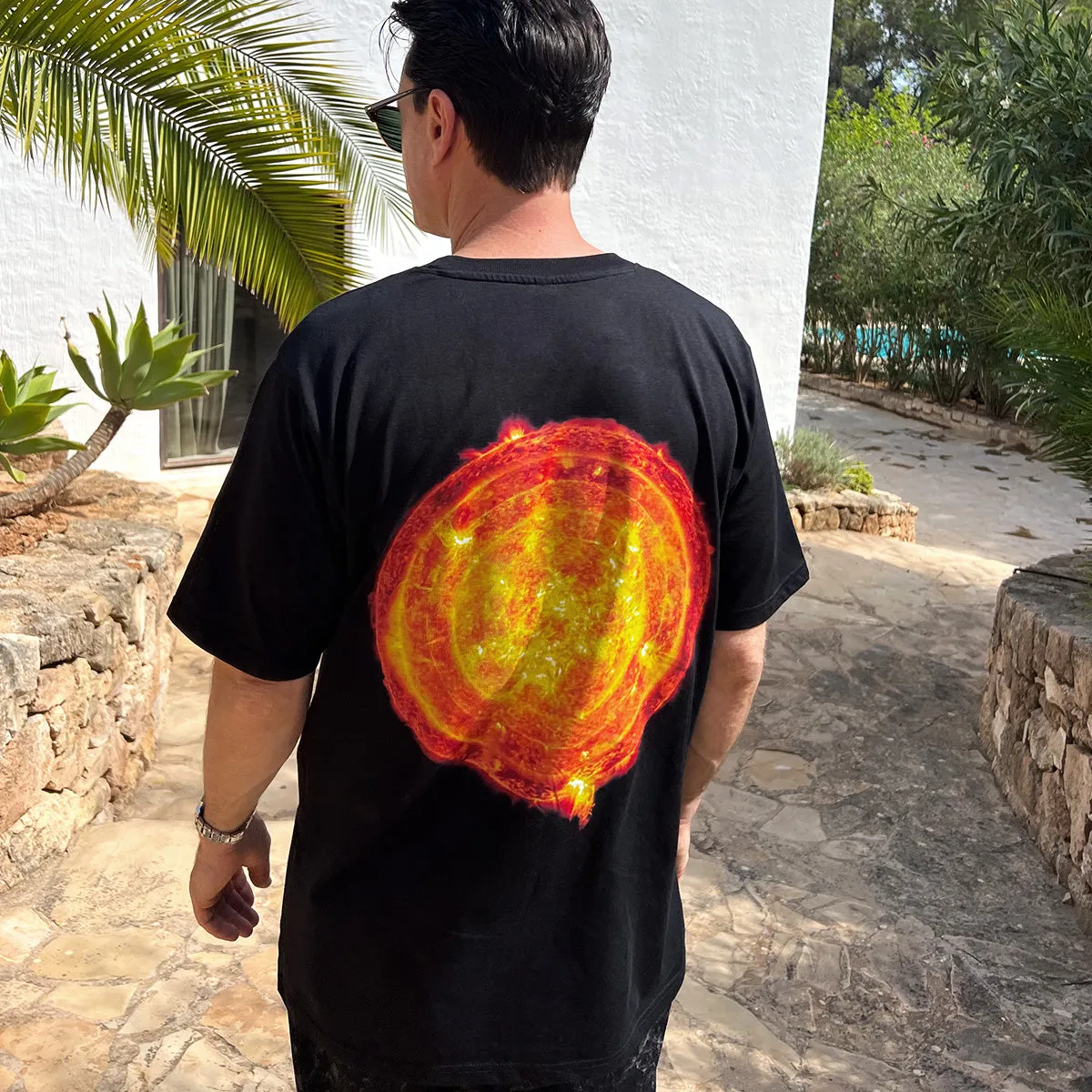 Suns Back Print - Tshirt - Black