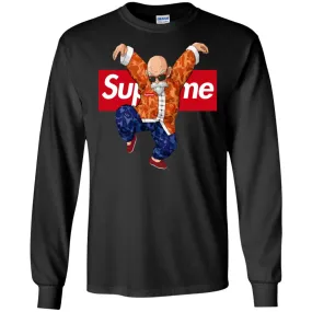 Supreme Kame Turtle Dragon Ball T-shirt Men Long Sleeve Shirt