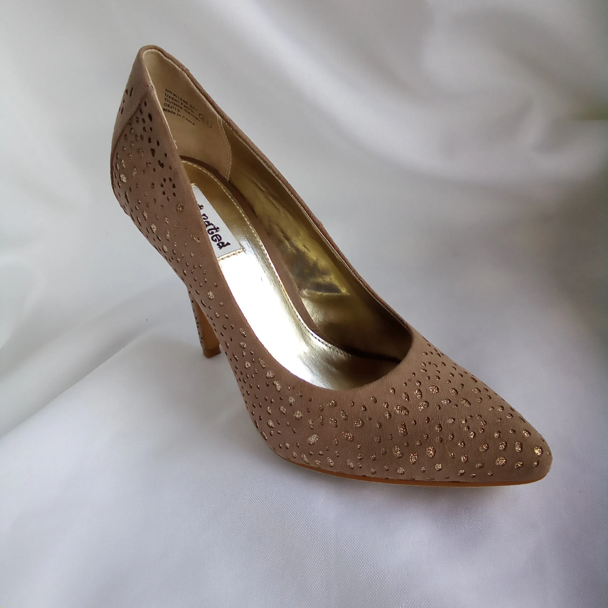 Taupe and Gold Pumps or Heels | Not Rated | Magnetism