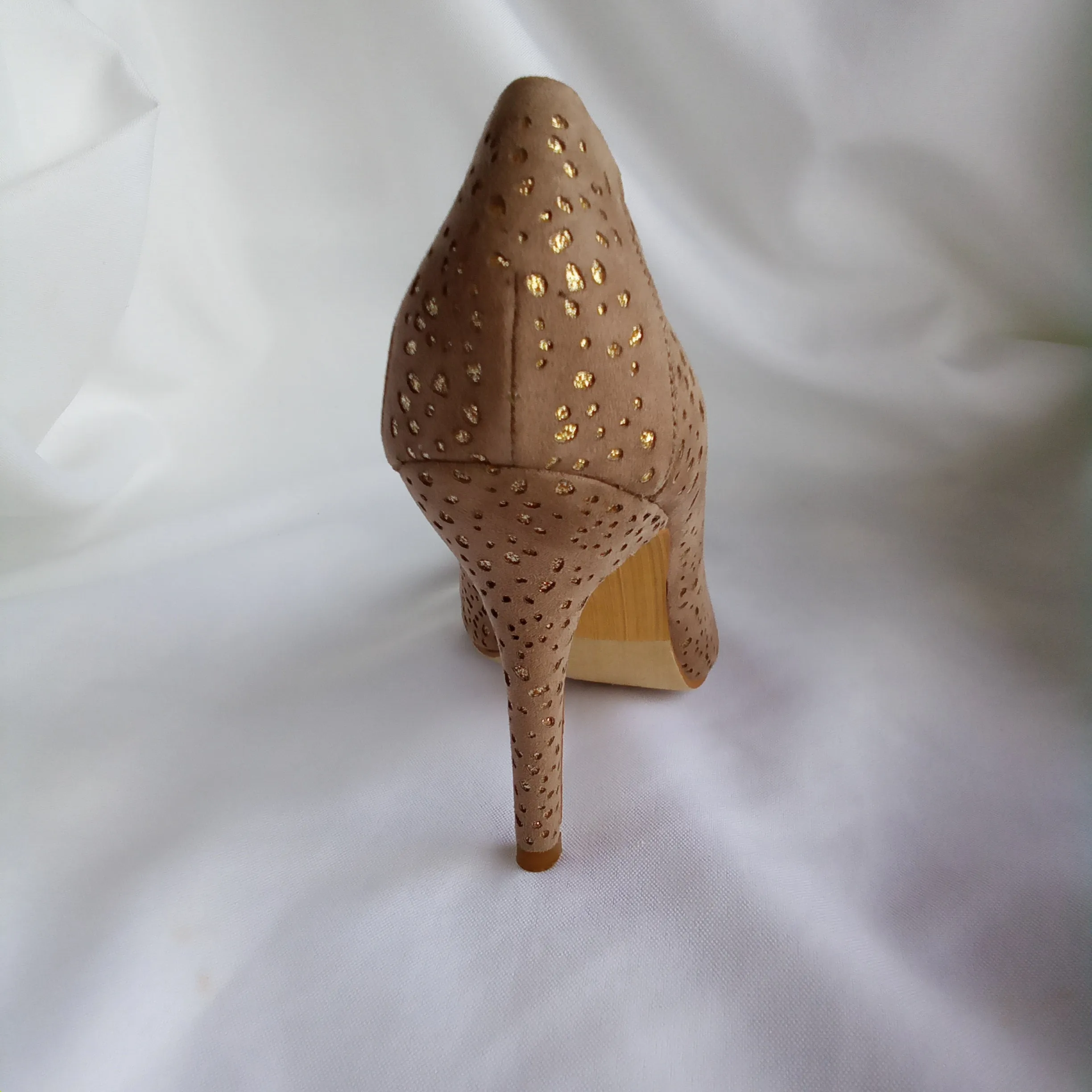 Taupe and Gold Pumps or Heels | Not Rated | Magnetism