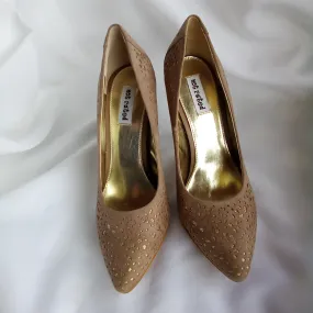 Taupe and Gold Pumps or Heels | Not Rated | Magnetism