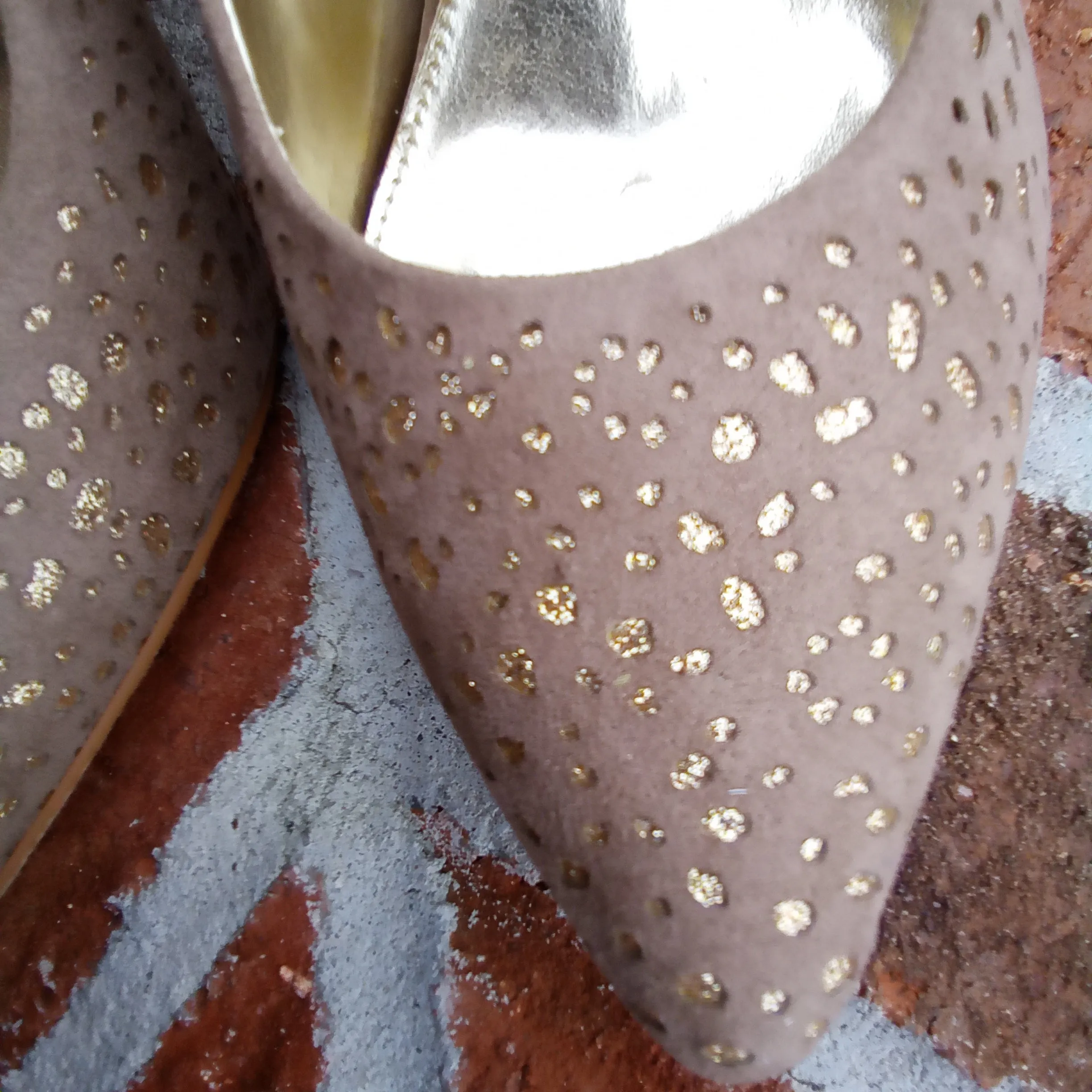 Taupe and Gold Pumps or Heels | Not Rated | Magnetism