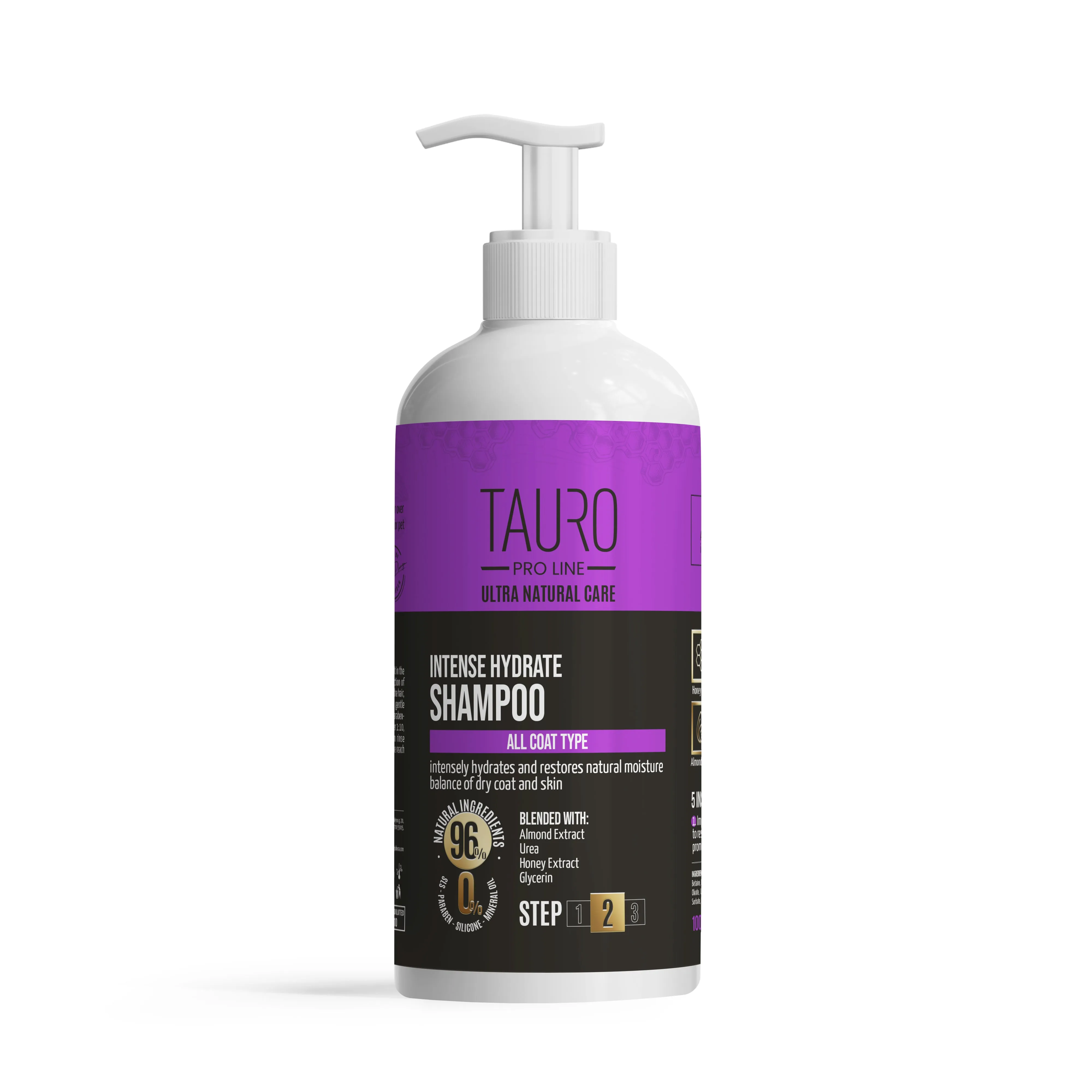 Tauro Pro Line Ultra Natural Care intense hydrate shampoo for dogs and cats skin and coat