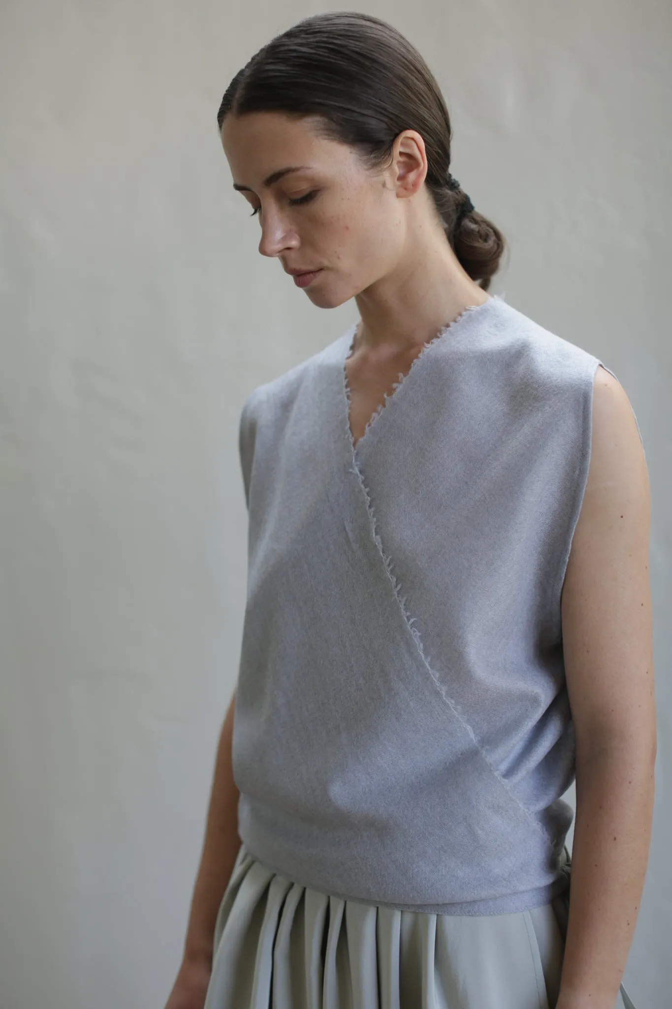 The X Blouse | Mist