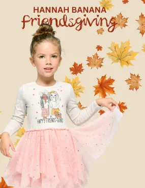 Toddler l Little Girl’s Friendsgiving Bestie Tutu Dress