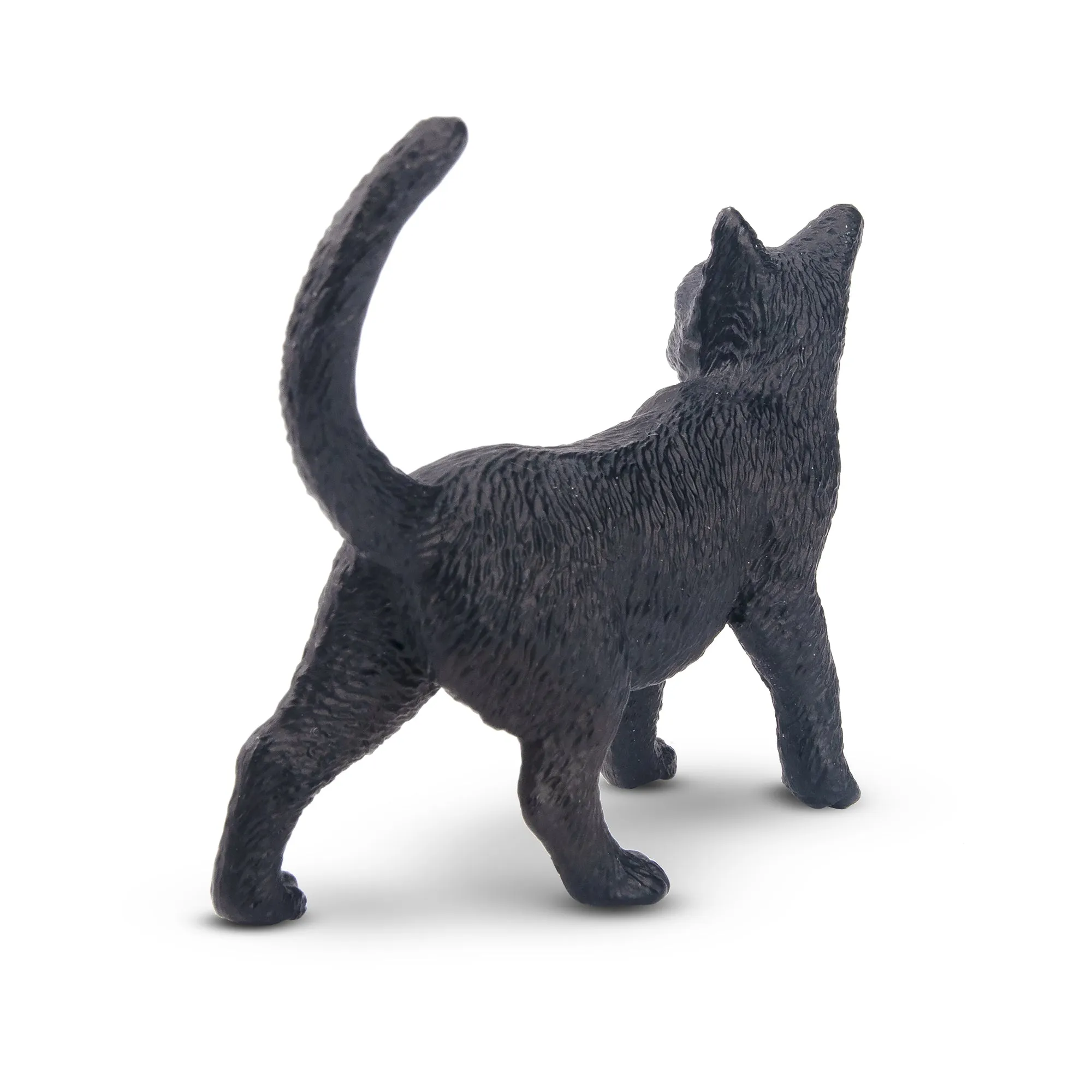 Toymany Mini Walking Black Cat Figurine Toy