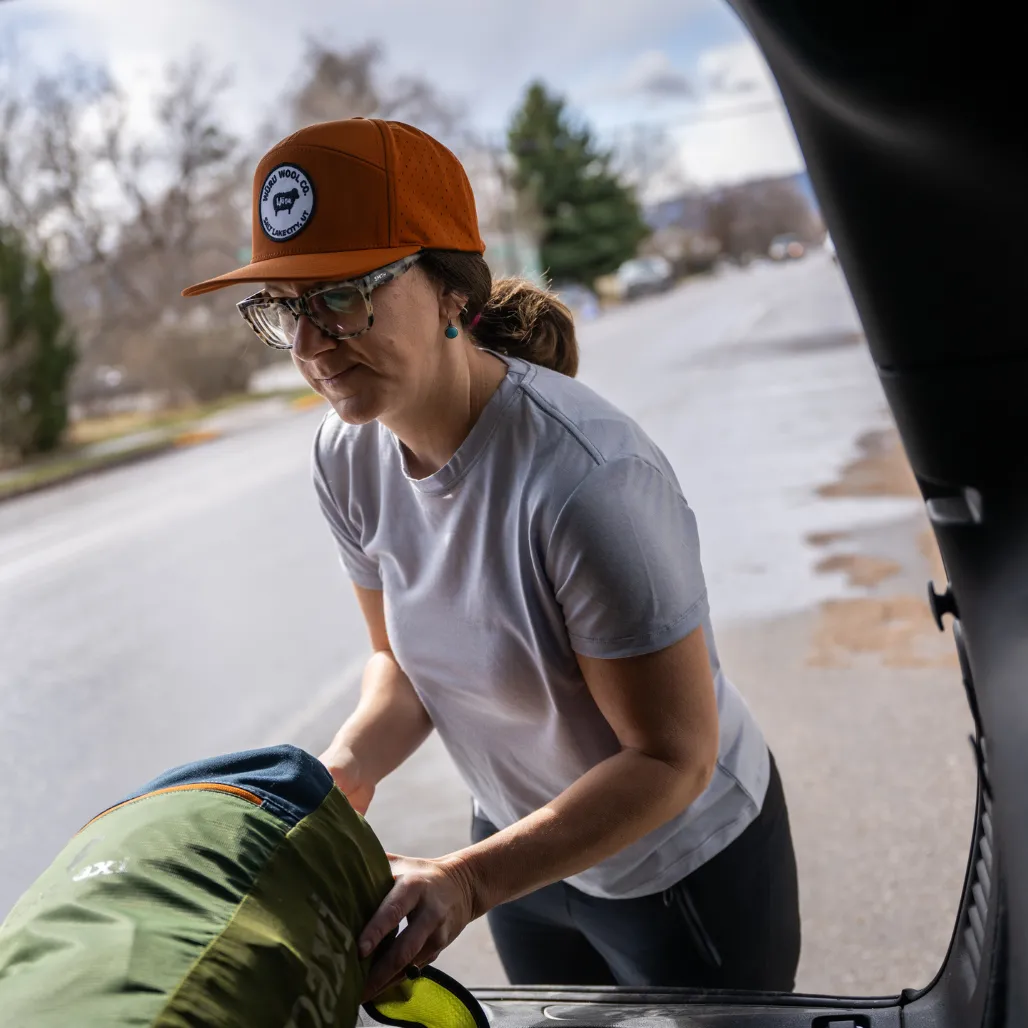 Women's 100% Merino Relaxed Crew Short Sleeve